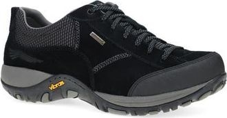 Dansko Paisley Waterproof Sneaker in Black Suede/Grey Smooth at Nordstrom, Size 10.5-11Us