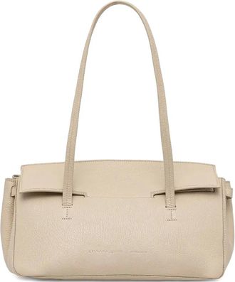 Liviana Conti leather tote bag - Neutrals