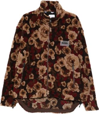 Napapijri Emin jack met bloemenpatroon - Beige