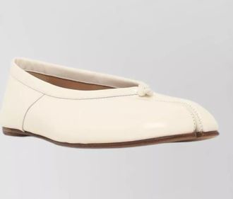 Maison Margiela leather tabi ballerina flats