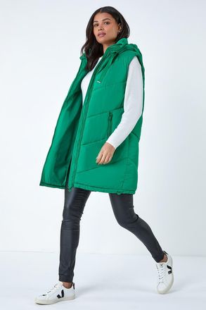 Roman Quilted Hooded Gilet