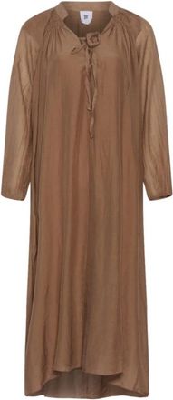 Tiffany & Co. Falula Jurk - Dames - Maxi kleedjes - Bruin - Xs/S - Kleedjes
