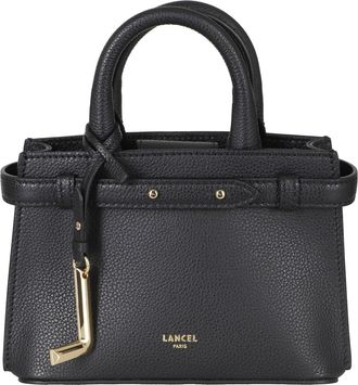 Lancel Mini Structured Tote Bag In Grained Cowhide Leather