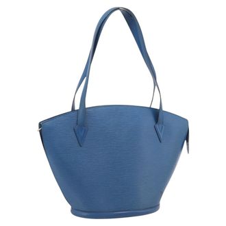 Louis Vuitton Saint Jacques Epi Leather Blue Leather Handbag (Pre-Owned)