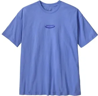 Patagonia 95 Oval Logo Oversized T-Shirt T-Shirt f&uuml;r Damen | blau