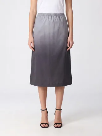 Alexander Wang Gonna midi a tubino in tessuto tecnico con stampa astratta