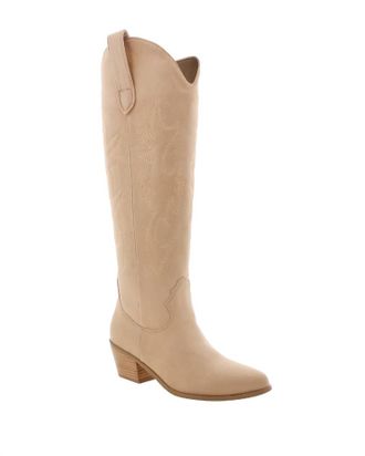 Billini Womens Urson Western Boots In Porcini Suede