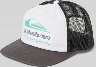 Quiksilver Trucker Cap mit Label-Stitching Modell OASIS in Weiss, Größe 1