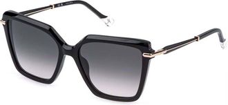Yalea SYA195 BRANCA 0700 Womens Sunglasses Black Size 56