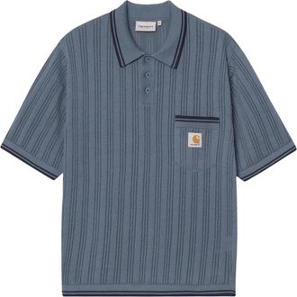 Carhartt Work in Progress Ramsey Polo - Heren - Polos - Blauw - L - Katoen - Tops