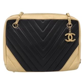 Chanel Pre-owned Vintage Shoulder Bag - Dames - Pre-owned - Veelkleurig - Maat: ONE Size Leer