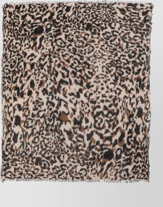 Faliero Sarti wool printed scarf