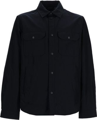 Woolrich Neutrals Structured Ramar Cotton Overshirt