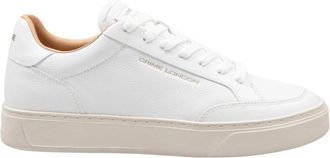 Crime London Mens Sneakers Schoenen Wit Aw 25 - Heren - Sneakers - Wit - 43 EU - Leer - Schoenen