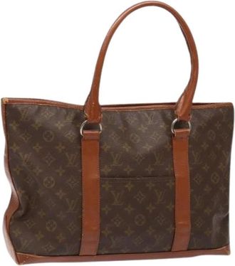 Louis Vuitton Tweedehands Canvas handtassen - Dames - Vintage Shopper - Bruin - ONE Size - Vintage