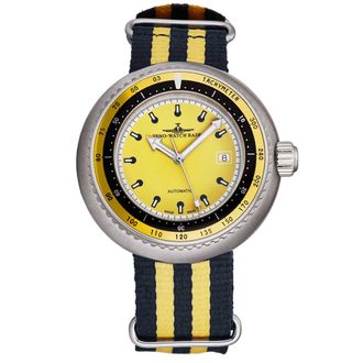 Zeno Deep Diver Automatic Yellow Dial Mens Watch 500-2824-I9