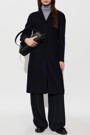 Jil Sander Cashmere Coat, Womens, Black