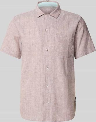 Tom Tailor Regular Fit Freizeithemden aus Leinen-Baumwoll-Mix in Sand, Größe XXXL