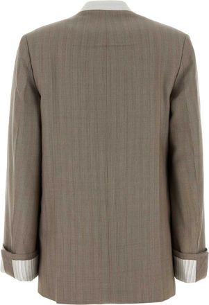 Victoria Beckham Limestone Giacche E Gilet Jacket