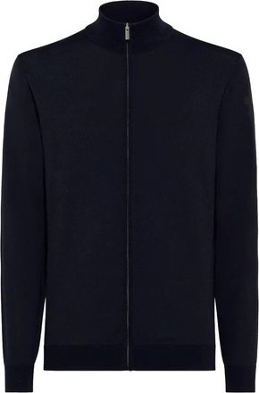 Roberto Ricci Design Maxell Full Zip Knit - Heren - Vesten - Blauw - XL - Truien & Vesten