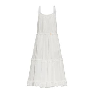 Balmain Abito Ruches - - Dresses - Donna - Bianco - S