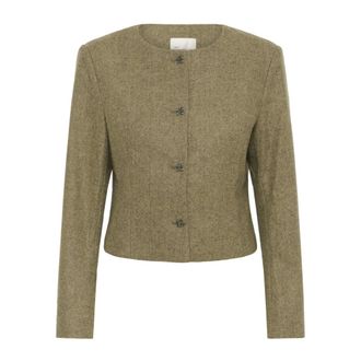 MY ESSENTIAL WARDROBE Jassen, Dames, Groen, XS, Light Jassen