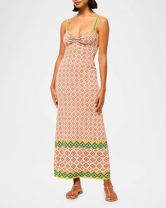 Misa Floral Block Bessie Dress