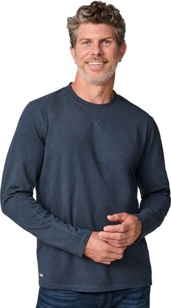 Free Country Mens FreeCycle Sueded Long Sleeve Crew Neck