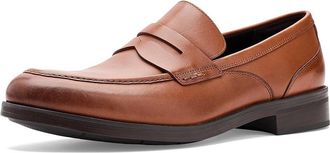 Cole Haan Newmark Grand Penny Loafers Mens Slip on Shoes British Tan/Dark Brown : 11.5 D - Medium, Leather