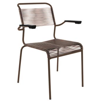 Schubiger M&ouml;bel Spaghetti-Stuhl S&auml;ntis mit Armlehnen