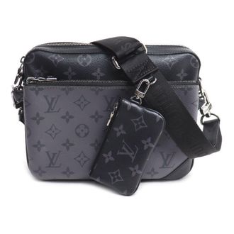 Louis Vuitton Gray Monogram Eclipse Pouch Shoulder Bag (Pre-Owned)