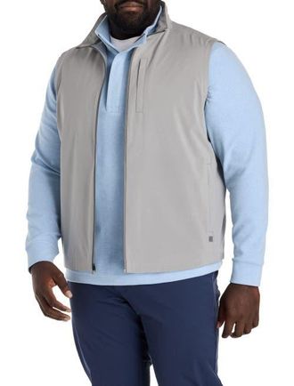 Vineyard Vines Big & Tall Mariner Soft Shell Performance Vest in Ultimate Gray at Nordstrom, Size 3X Big