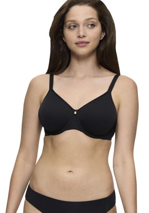 Triumph Minimizer-BH TRIUMPH Body Make-Up Essentials, Damen, Gr. 80, Cup D, schwarz, Microtouch, Obermaterial: 66% Polyester, 25% Polyamid, 9% Elasthan, Basic