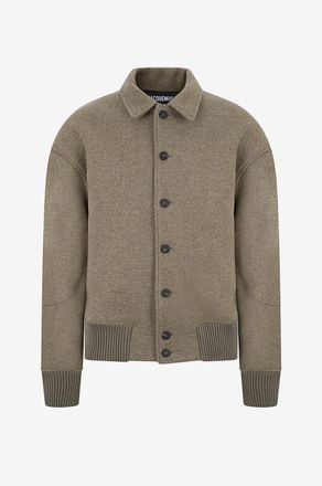 Jacquemus Bomberjacke aus Wollfilz Le bomber Feltro