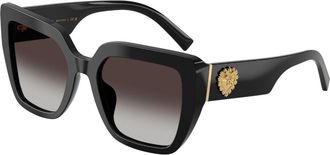 Dolce & Gabbana DG4538 501/8G Womens Sunglasses Black Size 54