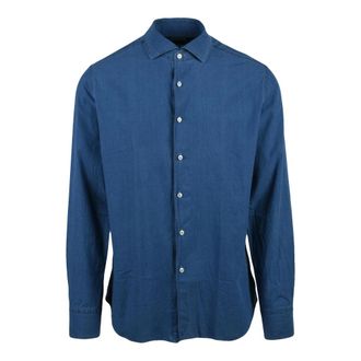 Xacus Denim Shirt - Heren - Spijkeroverhemden - Blauw - XS - Denim - Overhemden