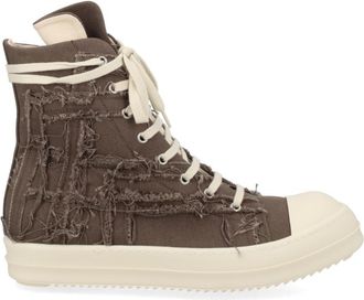 Rick Owens Brown High-top Sneakers