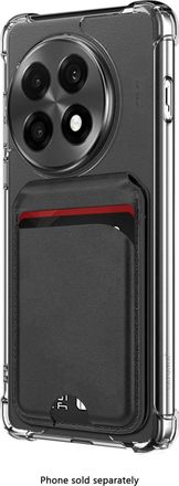 Sahara Venture Series Wallet Case for OnePlus 13R - Clear/Scorpion Black