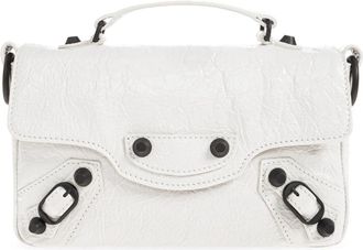 Balenciaga Le City Flap Bag Nano - Dames - Schoudertassen - Wit - ONE Size - Leer - Tassen
