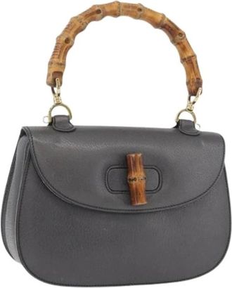 Gucci Pre-owned Handbags, female, Gray, Size: ONE SIZE Pre-owned Vintage Hand Bag