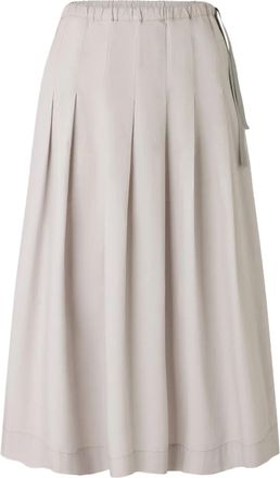 SOEUR Midi-Length Skirt with Box Pleats