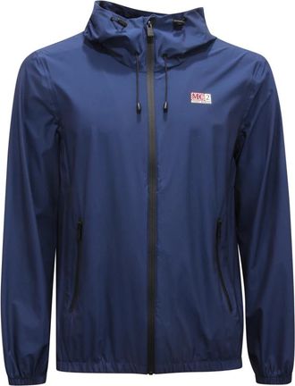 MC2 Saint Barth Sloop Solaro Jacket - Heren - Zomerjassen - Blauw - S - Polyester - Jassen