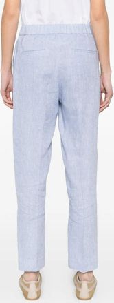 PESERICO Womens Blue Tapered Trousers Ss26 W