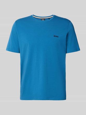 HUGO BOSS Regular Fit T-Shirt aus Baumwoll-Mix in Blau, Gr&ouml;&szlig;e XXL