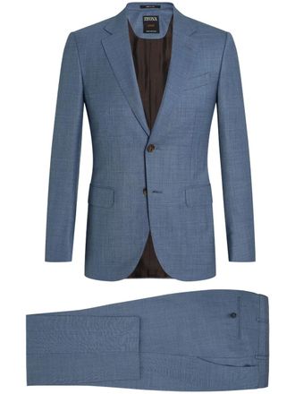 Ermenegildo Zegna Centoventimila wool suit - men - Wool - 50 - Blue
