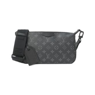 Louis Vuitton Black Coated Canvas Pochette Shoulder Bag (Pre-Owned)