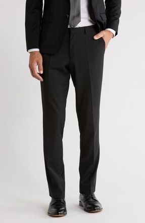 HUGO BOSS Hesten Wool Blend Dress Pants in Black at Nordstrom Rack, Size 38
