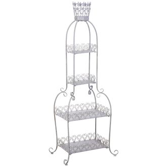 Wanderlust Deco Expositor estanter&iacute;a de metal con 4 baldas 73.03x48.9x188.6h cm