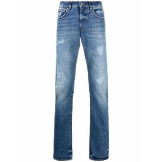 424 Straight Jeans, male, Blue, Size: W36 Slim-fit Jeans