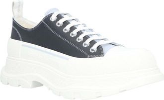 Alexander McQueen Alexander Mcqueen Mens Calfskin Tread Sneaker, Never Worn (Authentic Pre- Loved)